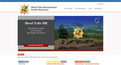 Desktop Screenshot of bloodtribehr.com