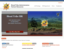 Tablet Screenshot of bloodtribehr.com